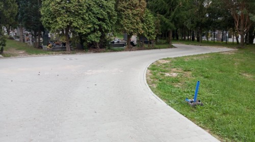 Trwa modernizacja cmentarza komunalnego w Giżycku