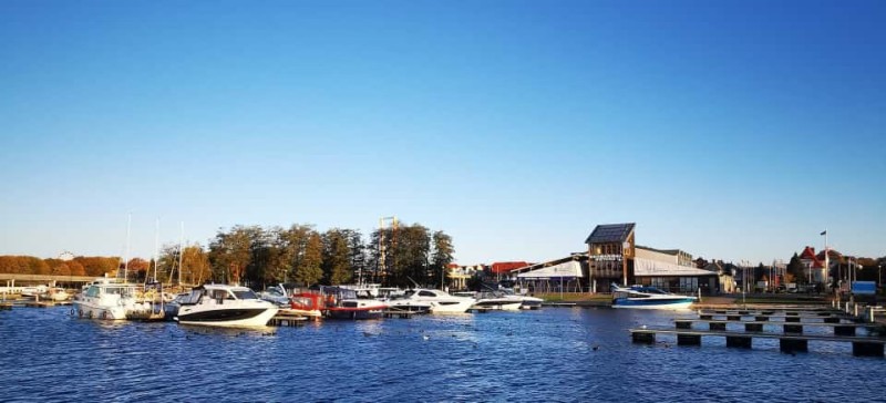 Podwodne sprzątanie portu Ekomarina Giżycko